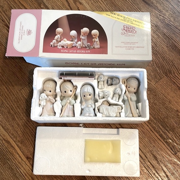 Precious Moments Nativity Scene | 9 pieces | Vintage 1986 - Picture 11 of 16